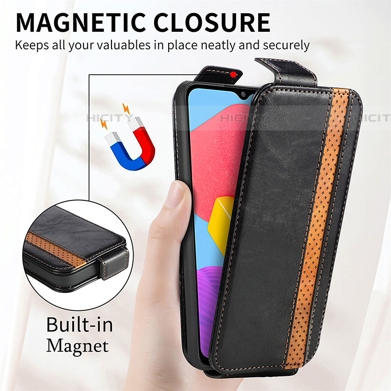 Funda de Cuero Flip S02D para Samsung Galaxy M13 4G