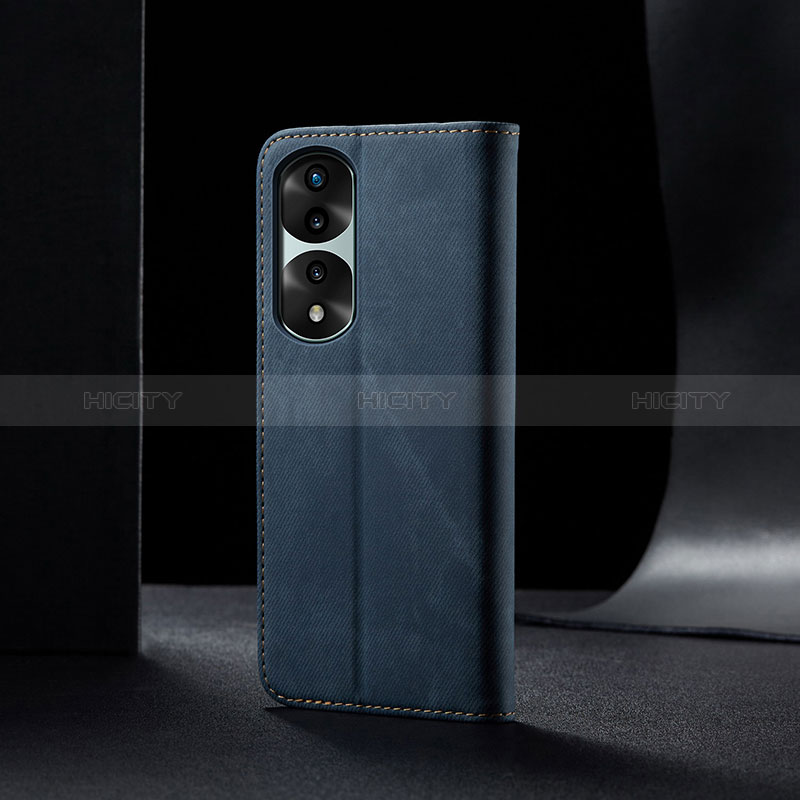 Funda de pano Cartera con Soporte B01S para Huawei Honor 70 Pro+ Plus 5G