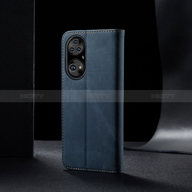 Funda de pano Cartera con Soporte B01S para Huawei P50