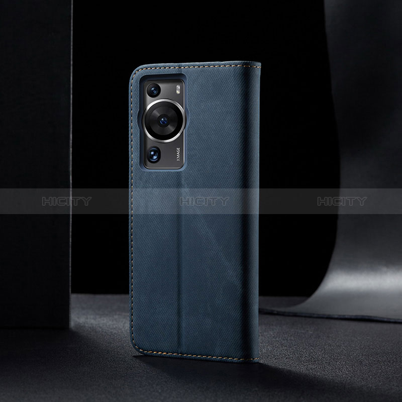 Funda de pano Cartera con Soporte B01S para Huawei P60 Pro