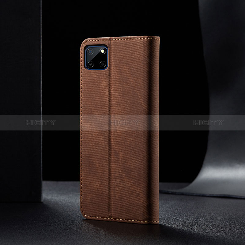 Funda de pano Cartera con Soporte B01S para Realme C21Y