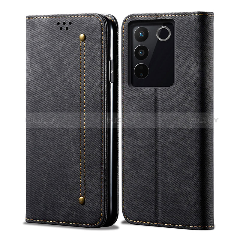 Funda de pano Cartera con Soporte B01S para Vivo V27 Pro 5G