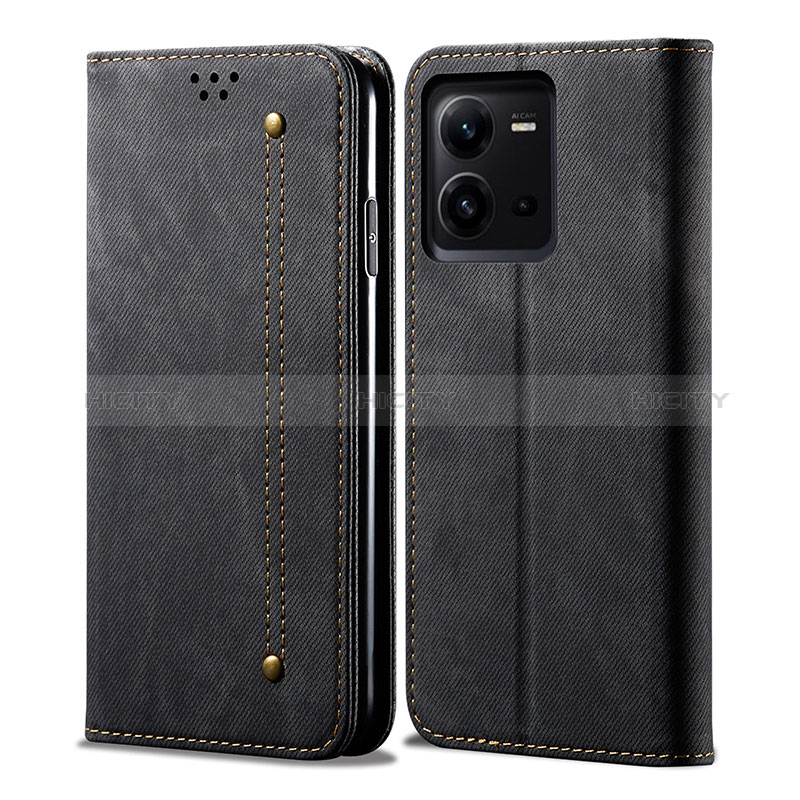 Funda de pano Cartera con Soporte B01S para Vivo X80 Lite 5G