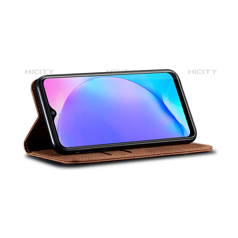 Funda de pano Cartera con Soporte B01S para Vivo Y12