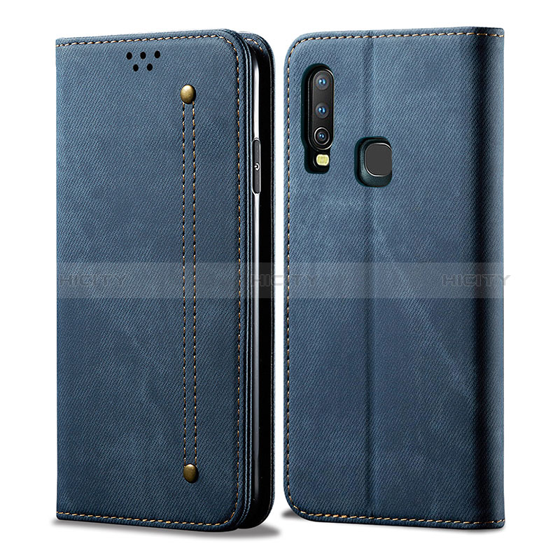 Funda de pano Cartera con Soporte B01S para Vivo Y3s