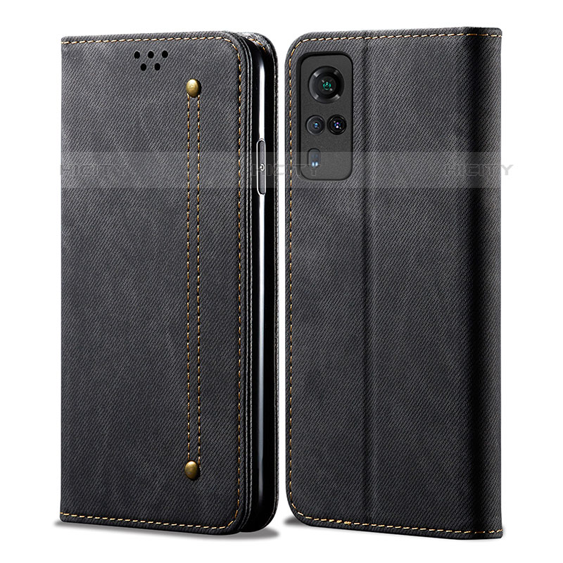 Funda de pano Cartera con Soporte B01S para Vivo Y51A