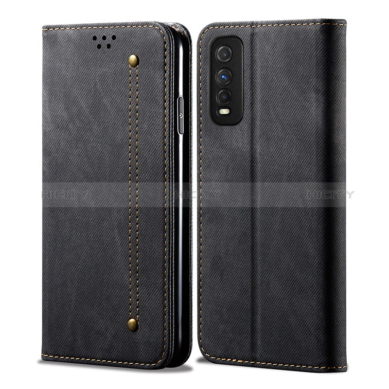 Funda de pano Cartera con Soporte B01S para Vivo Y70t 5G