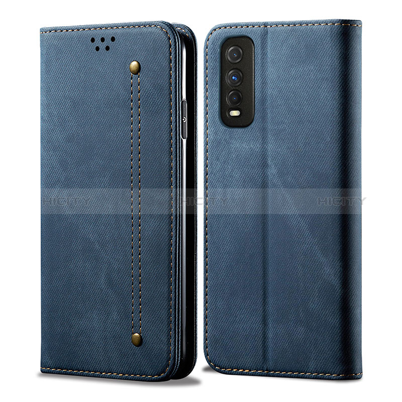 Funda de pano Cartera con Soporte B01S para Vivo Y70t 5G