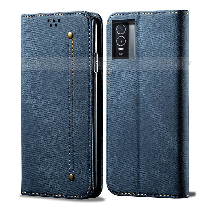 Funda de pano Cartera con Soporte B01S para Vivo Y74s 5G