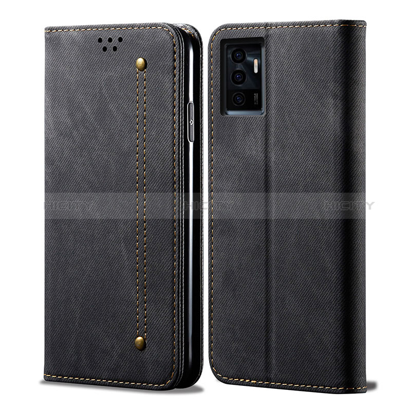 Funda de pano Cartera con Soporte B01S para Vivo Y75 4G