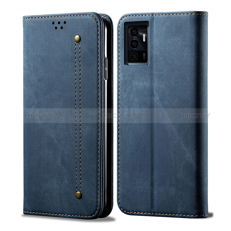 Funda de pano Cartera con Soporte B01S para Vivo Y75 4G