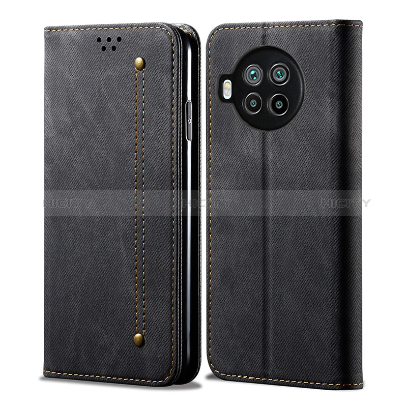 Funda de pano Cartera con Soporte B01S para Xiaomi Mi 10T Lite 5G Negro