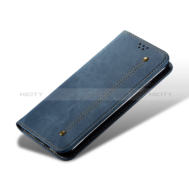 Funda de pano Cartera con Soporte B01S para Xiaomi Mi 13 5G Azul