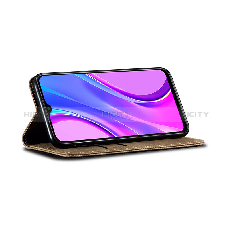 Funda de pano Cartera con Soporte B01S para Xiaomi Redmi 9