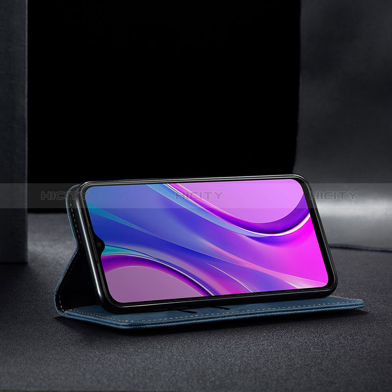 Funda de pano Cartera con Soporte B02S para Xiaomi Redmi 9