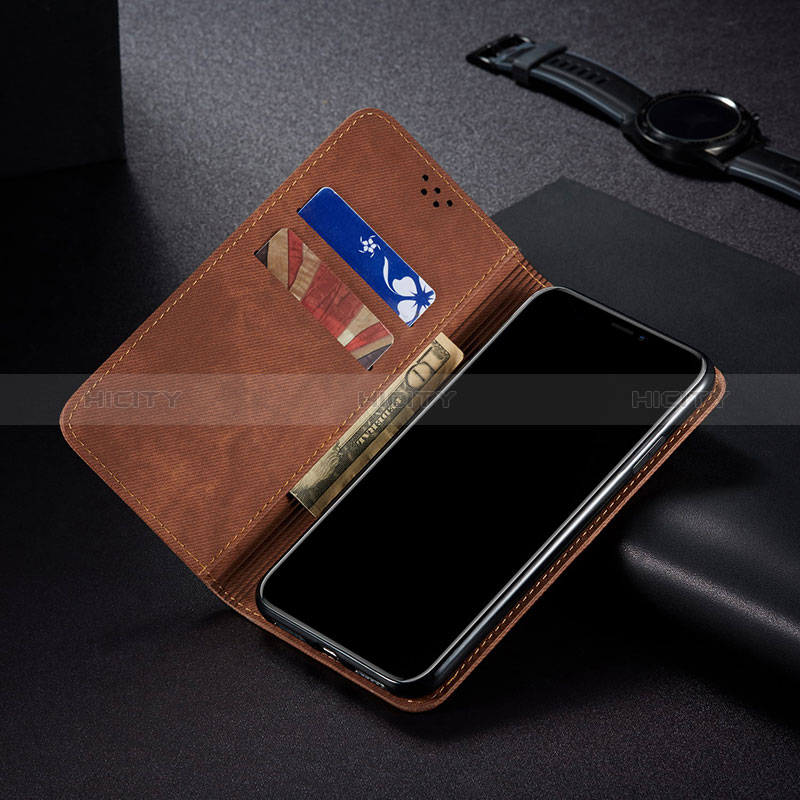 Funda de pano Cartera con Soporte B02S para Xiaomi Redmi Note 9