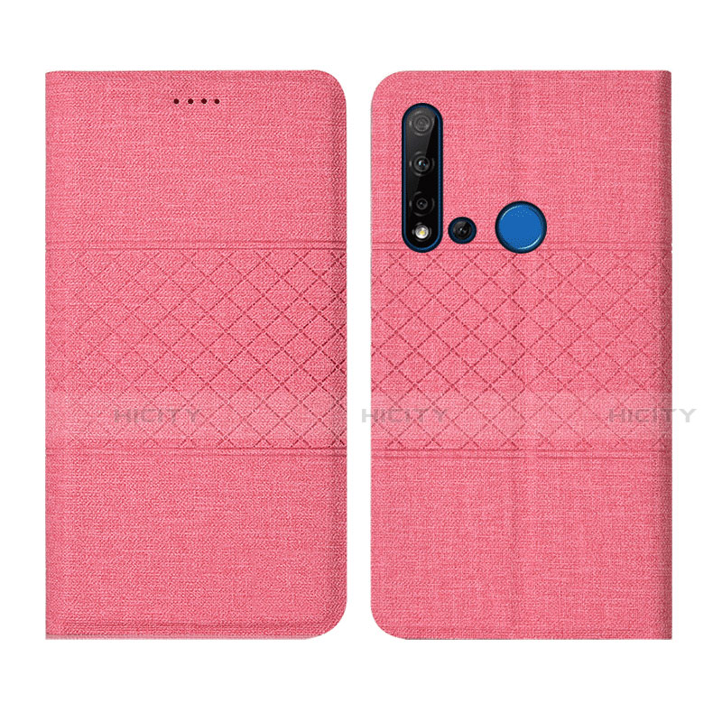 Funda de pano Cartera con Soporte H01 para Huawei Nova 5i