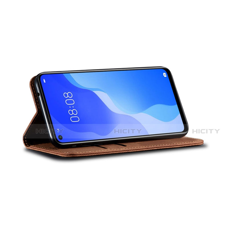 Funda de pano Cartera con Soporte H01 para Huawei Nova 7 SE 5G