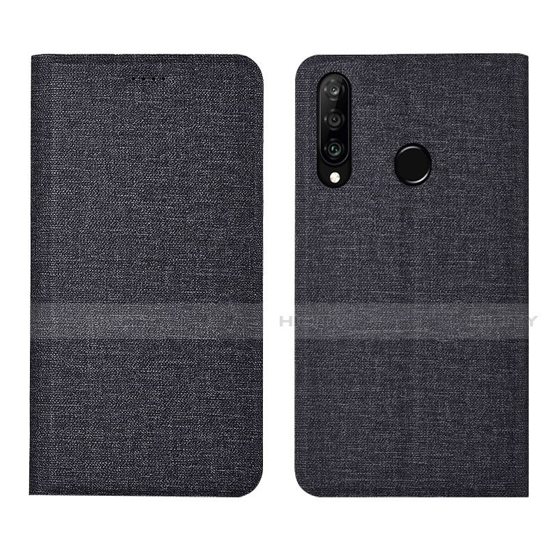 Funda de pano Cartera con Soporte H01 para Huawei P30 Lite XL