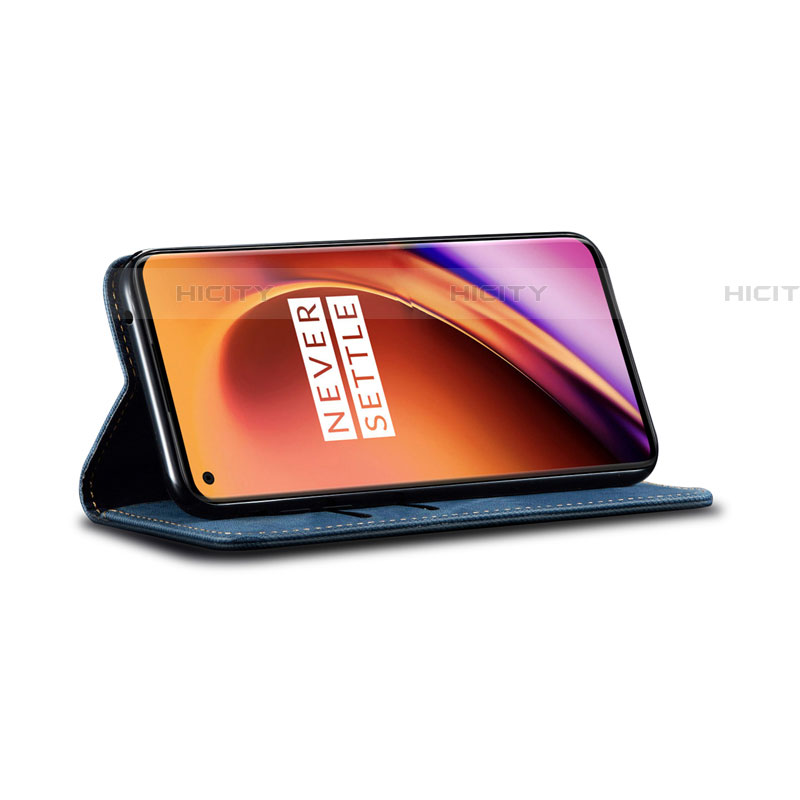 Funda de pano Cartera con Soporte H01 para OnePlus 8 Pro