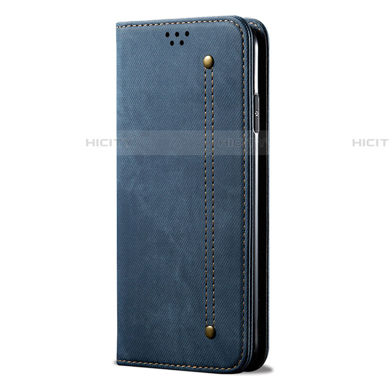 Funda de pano Cartera con Soporte H01 para OnePlus 8 Pro Azul