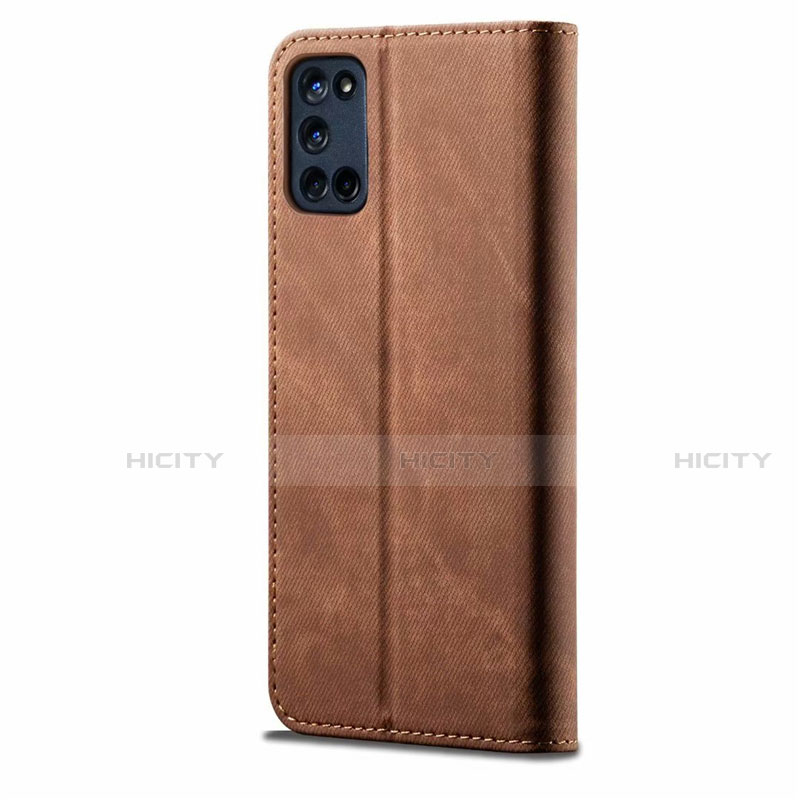 Funda de pano Cartera con Soporte H01 para Oppo A92