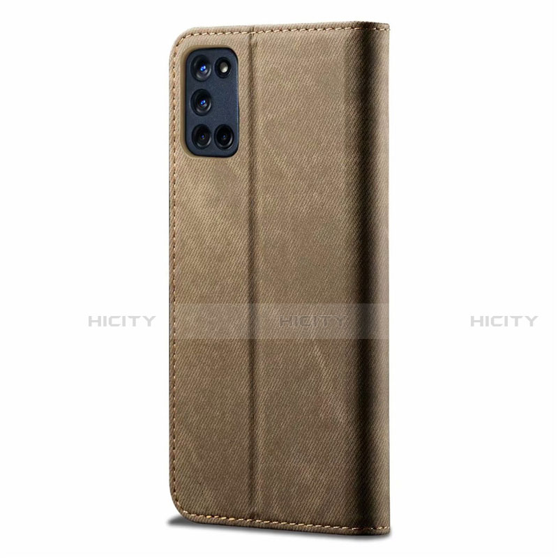 Funda de pano Cartera con Soporte H01 para Oppo A92