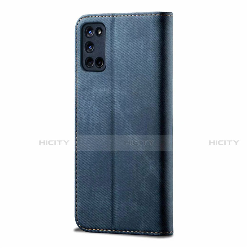 Funda de pano Cartera con Soporte H01 para Oppo A92