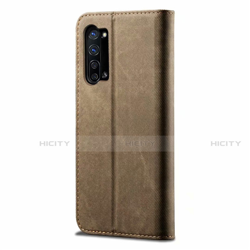 Funda de pano Cartera con Soporte H01 para Oppo K7 5G