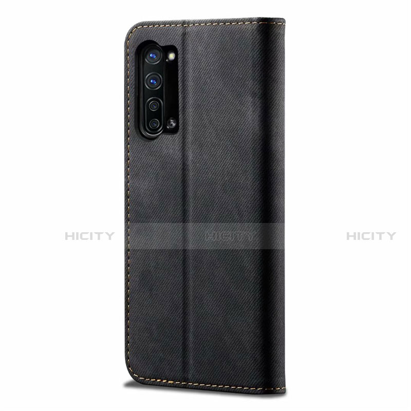 Funda de pano Cartera con Soporte H01 para Oppo K7 5G