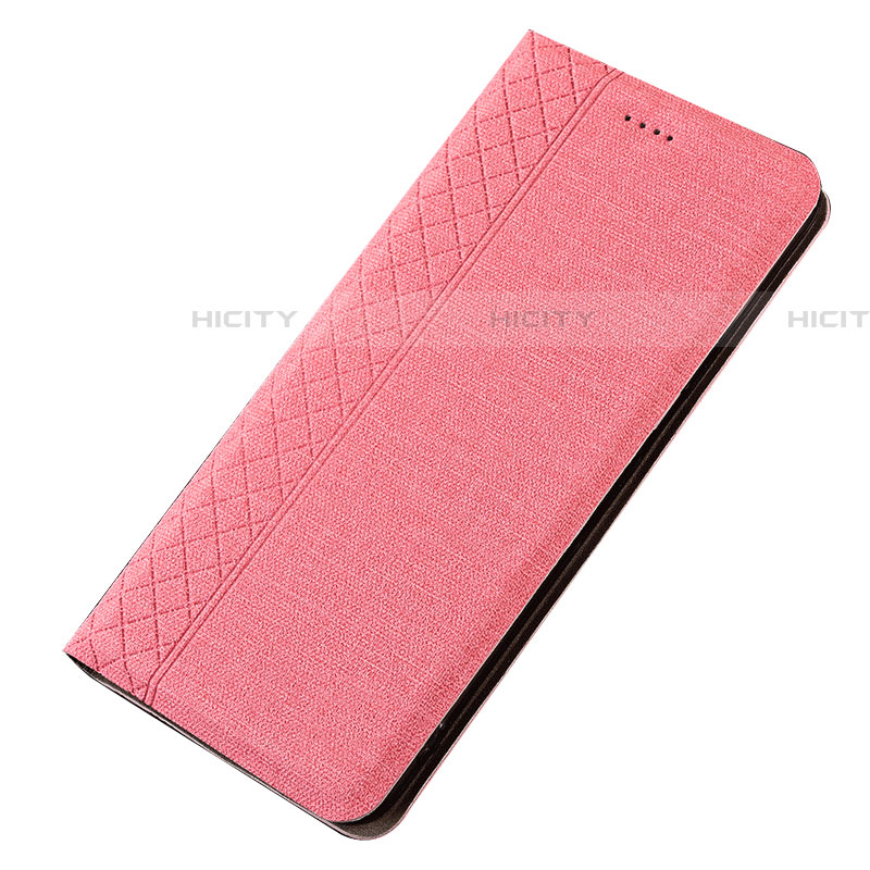 Funda de pano Cartera con Soporte H01 para Samsung Galaxy A70 Rosa