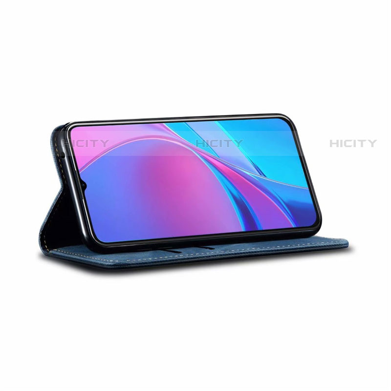 Funda de pano Cartera con Soporte H01 para Xiaomi Redmi 9A