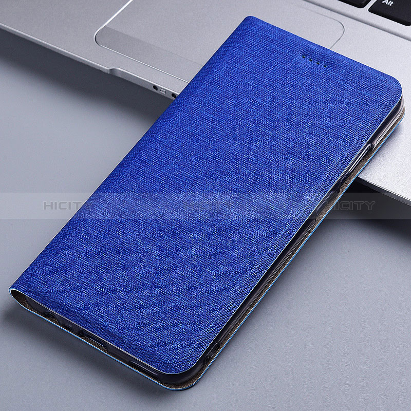 Funda de pano Cartera con Soporte H12P para Apple iPhone 11 Azul