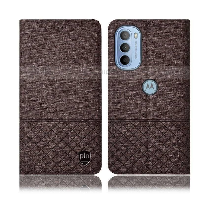 Funda de pano Cartera con Soporte H12P para Motorola Moto G41