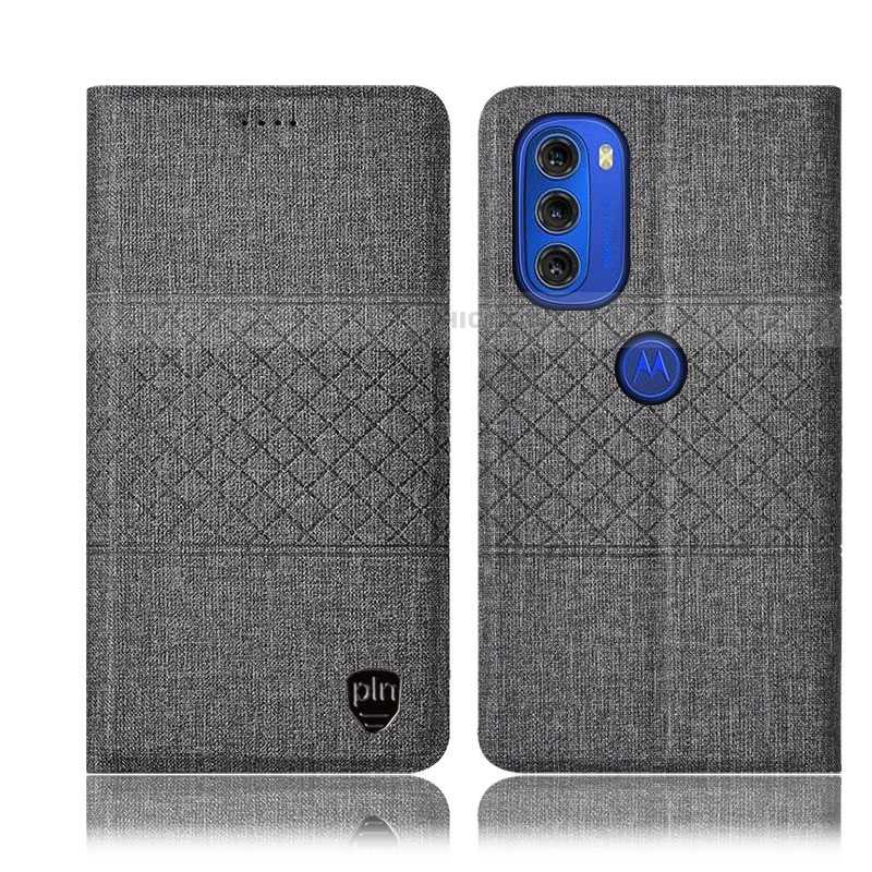 Funda de pano Cartera con Soporte H12P para Motorola Moto G51 5G