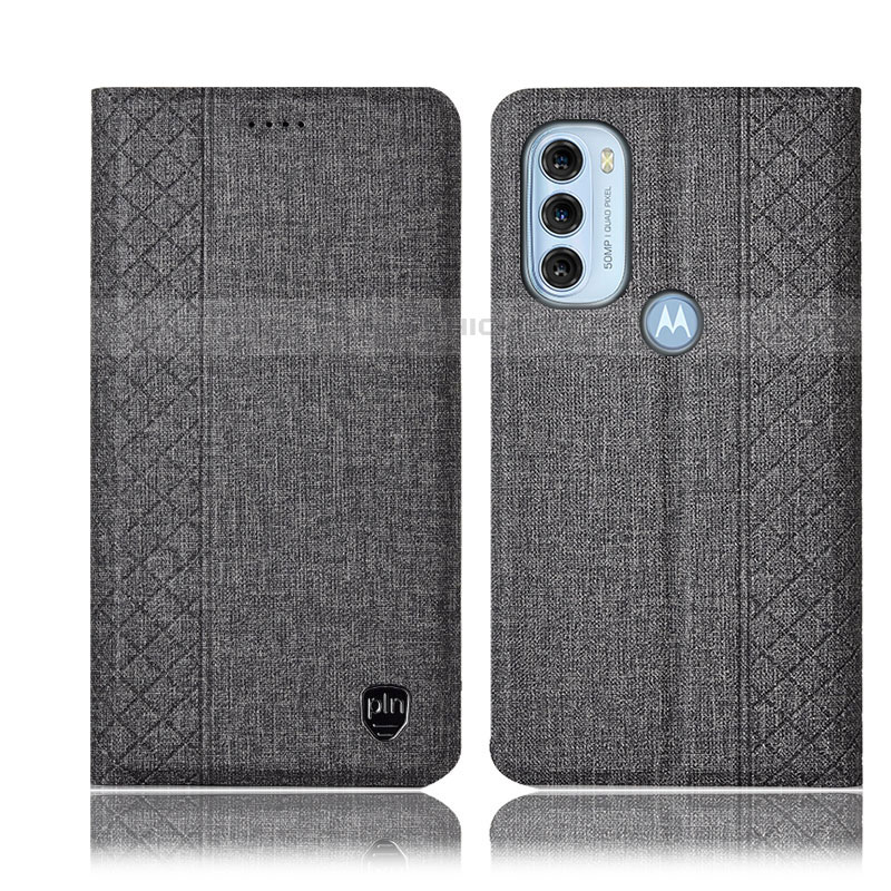 Funda de pano Cartera con Soporte H12P para Motorola Moto G71 5G