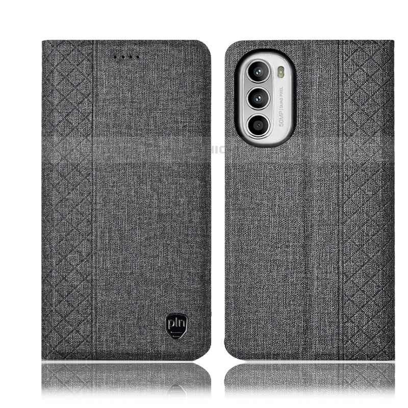 Funda de pano Cartera con Soporte H12P para Motorola Moto G71s 5G