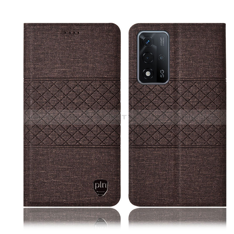 Funda de pano Cartera con Soporte H12P para Oppo A93s 5G