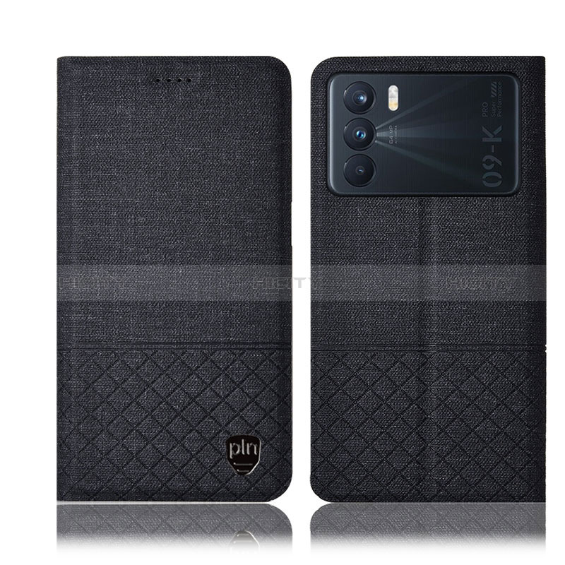 Funda de pano Cartera con Soporte H12P para Oppo K9 Pro 5G