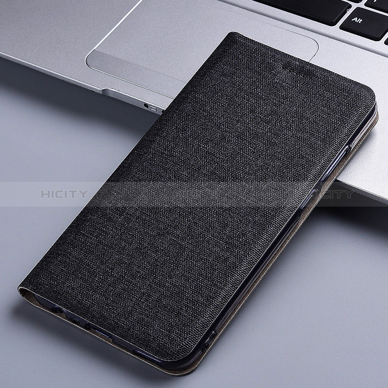 Funda de pano Cartera con Soporte H12P para Xiaomi Mi 13T 5G Negro