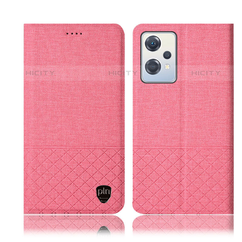 Funda de pano Cartera con Soporte H13P para OnePlus Nord CE 2 Lite 5G Rosa