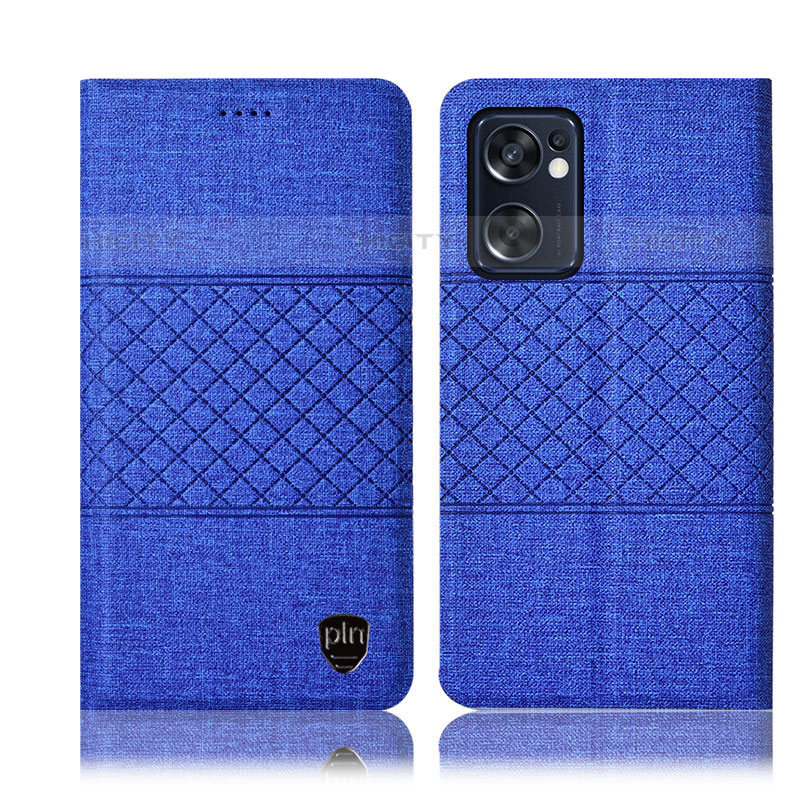 Funda de pano Cartera con Soporte H13P para Oppo Reno7 SE 5G