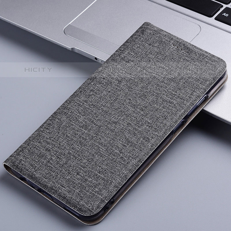 Funda de pano Cartera con Soporte H13P para Vivo T1 Pro 5G Gris