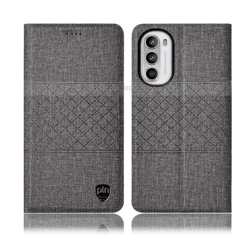 Funda de pano Cartera con Soporte H14P para Motorola Moto Edge (2022) 5G