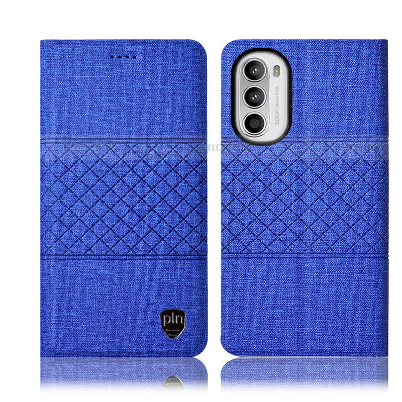 Funda de pano Cartera con Soporte H14P para Motorola Moto Edge (2022) 5G