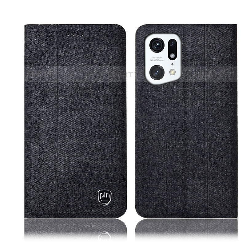 Funda de pano Cartera con Soporte H14P para Oppo Find X5 Pro 5G