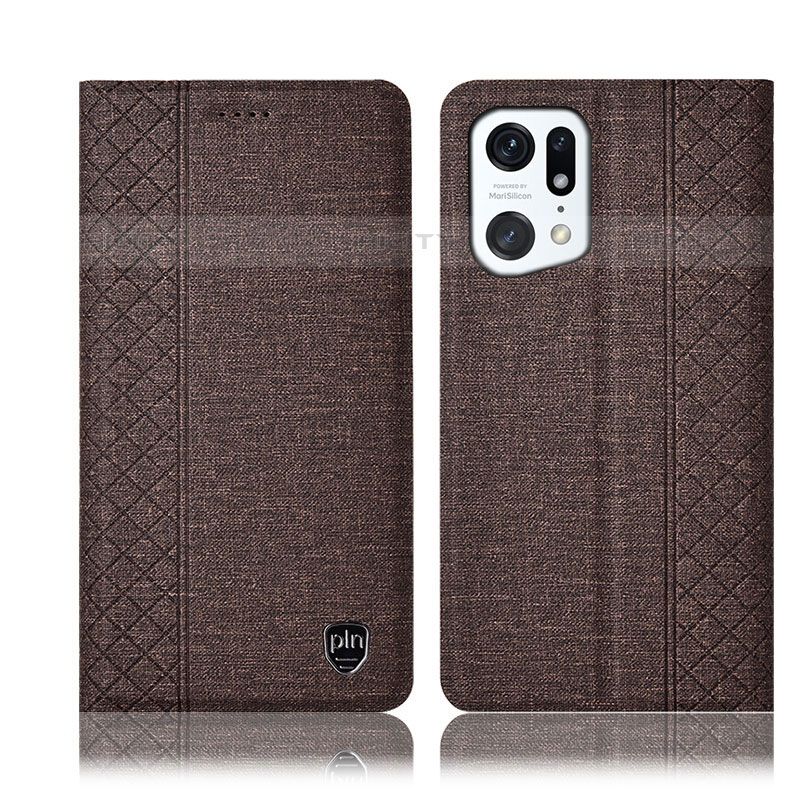 Funda de pano Cartera con Soporte H14P para Oppo Find X5 Pro 5G