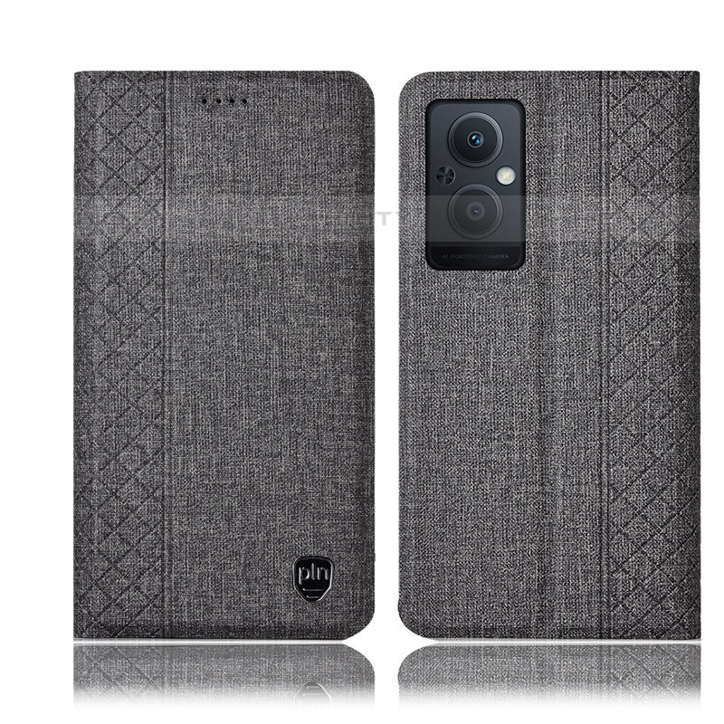 Funda de pano Cartera con Soporte H14P para Oppo Reno8 Z 5G