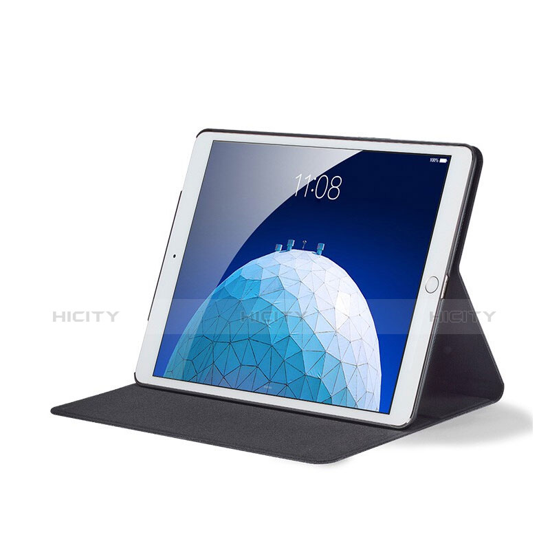 Funda de pano Cartera con Soporte para Apple iPad New Air (2019) 10.5 Negro