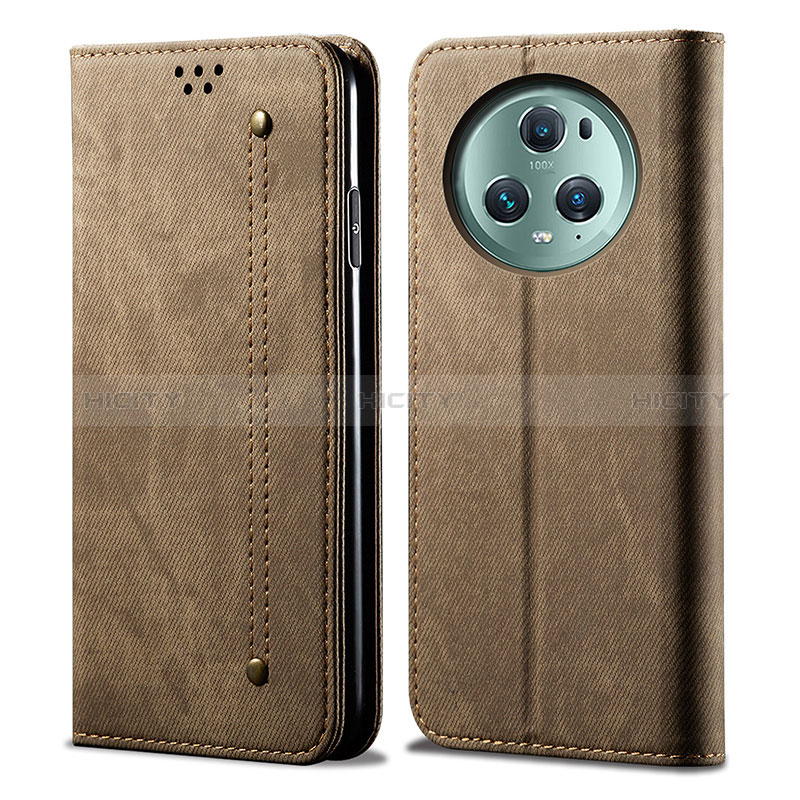 Funda de pano Cartera con Soporte para Huawei Honor Magic5 Pro 5G